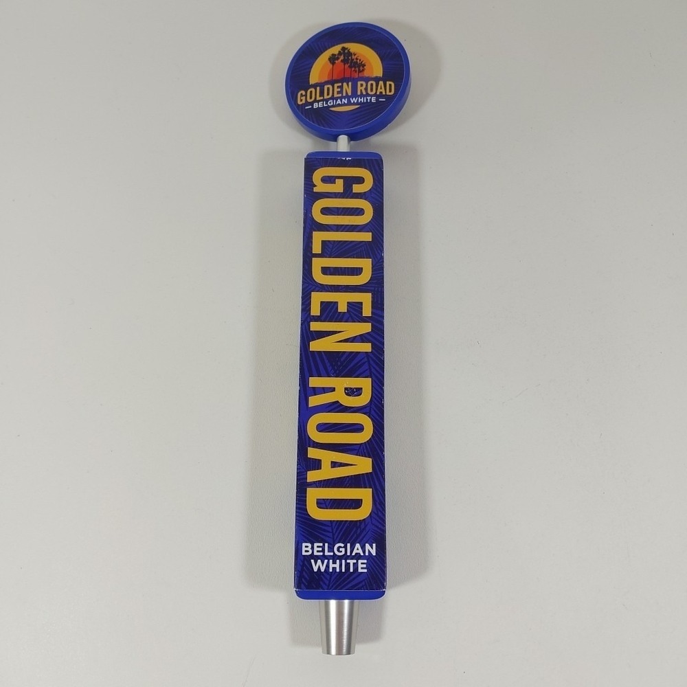 Belgian White Beer Tap Handle‎  Golden Road Brewing Bar Pub Man Cave